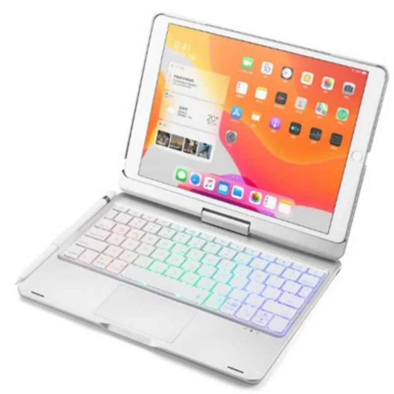 Custodia Royal Bailey F109ats-1 Bluetooth Tastiera iPad Air Pro 11 Argento