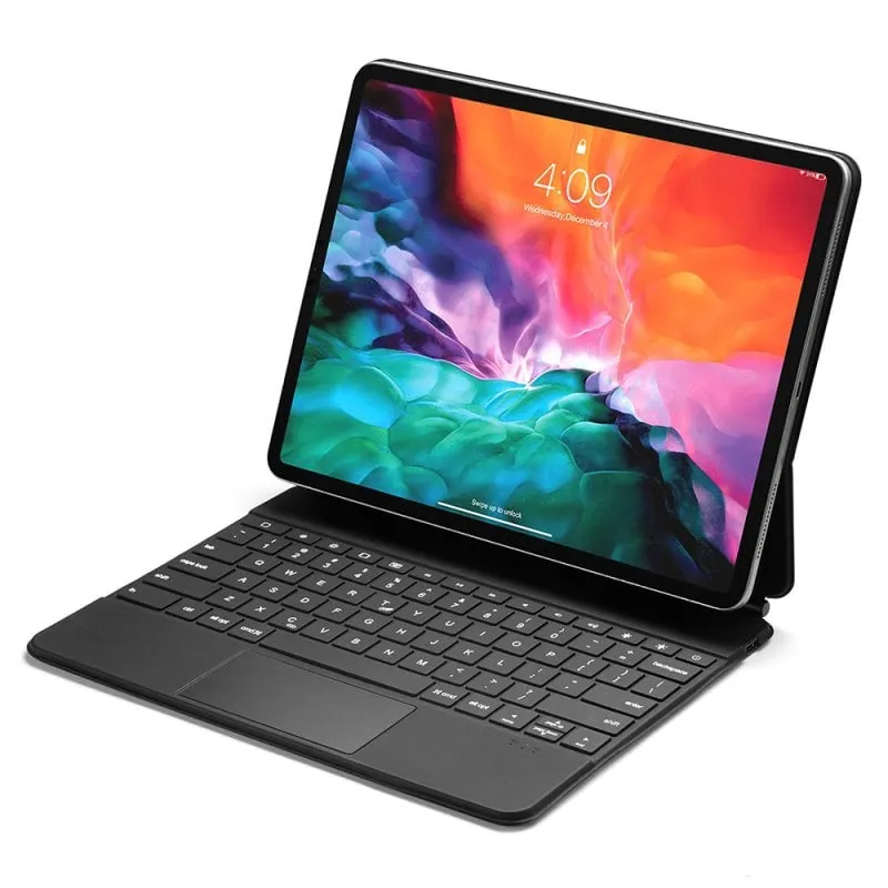 Custodia per Tablet Royal Bailey P129pro Tastiera Bluetooth iPad Air 13 iPad Pro 12.9 Nero