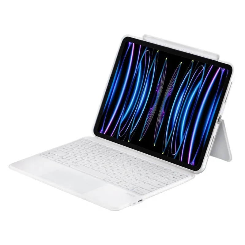 Custodia per tablet Royal Bailey PJ5026-3D Bluetooth Tastiera iPad Air/Pro Bianco