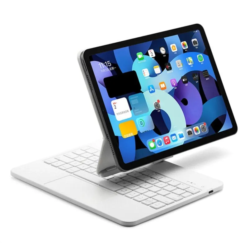 Custodia per tablet Royal Bailey P11 Bluetooth Tastiera iPad Air/Pro 11 Bianco