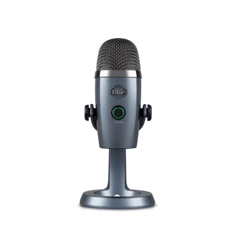 Microfono Logitech G Yeti Nano USB cardioide e omnidirezionale grigio con mute
