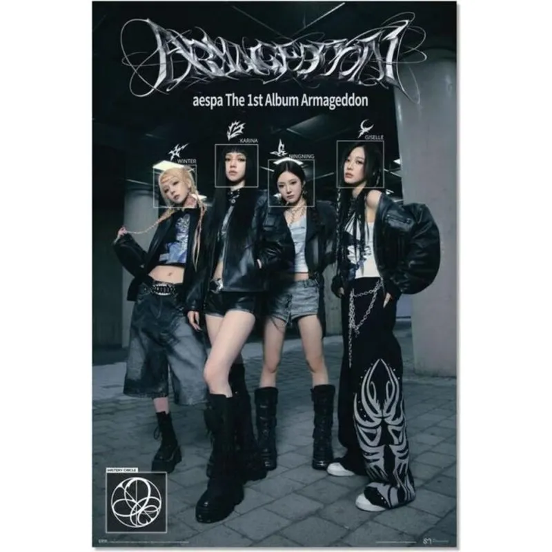 Poster Armageddon Aespa Gruppo Erik 61 x 61 cm Carta lucida