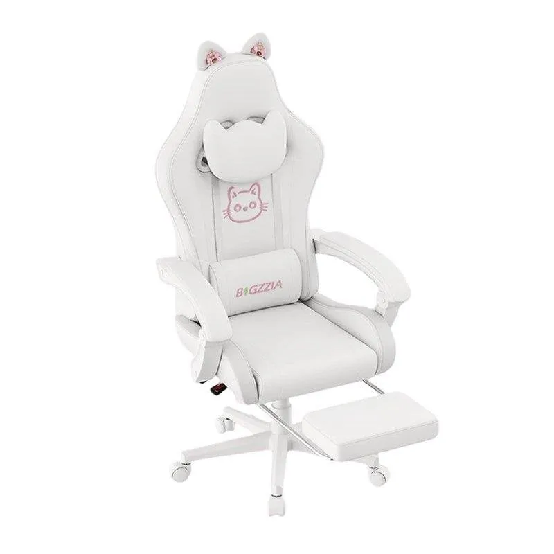Sedia Gaming Naspaluro Bambini Ergonomica Regolabile con Poggiapiedi