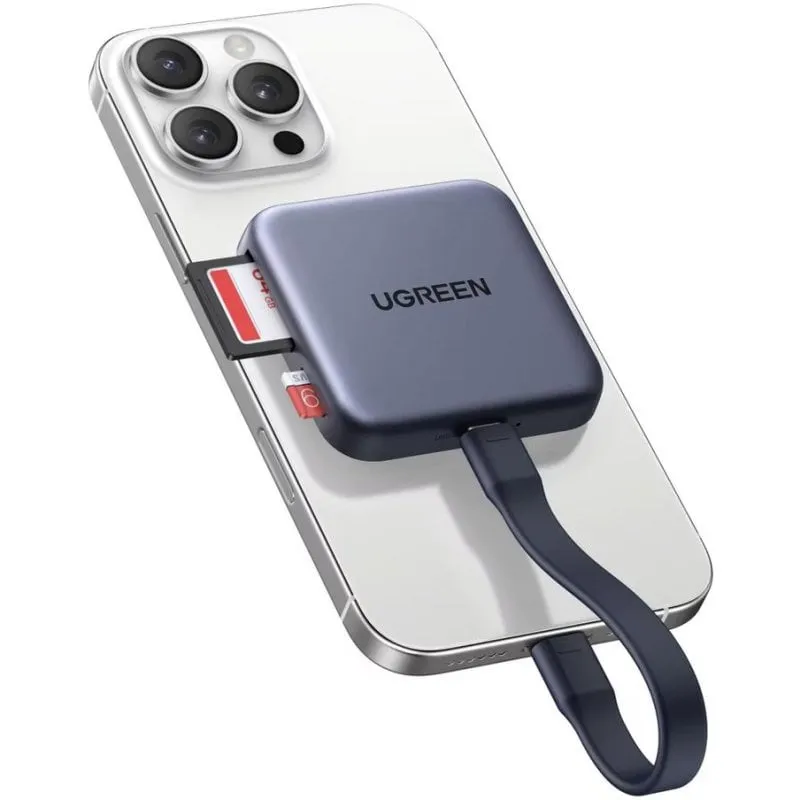 Lettore schede Ugreen USB-C microSD/SD Alluminio