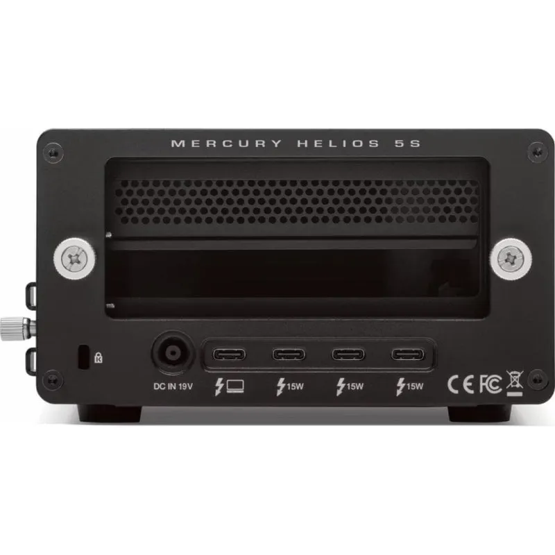 Caja PC OWC Mercury Helios 5S eGPU Alluminio Nero Thunderbolt 5