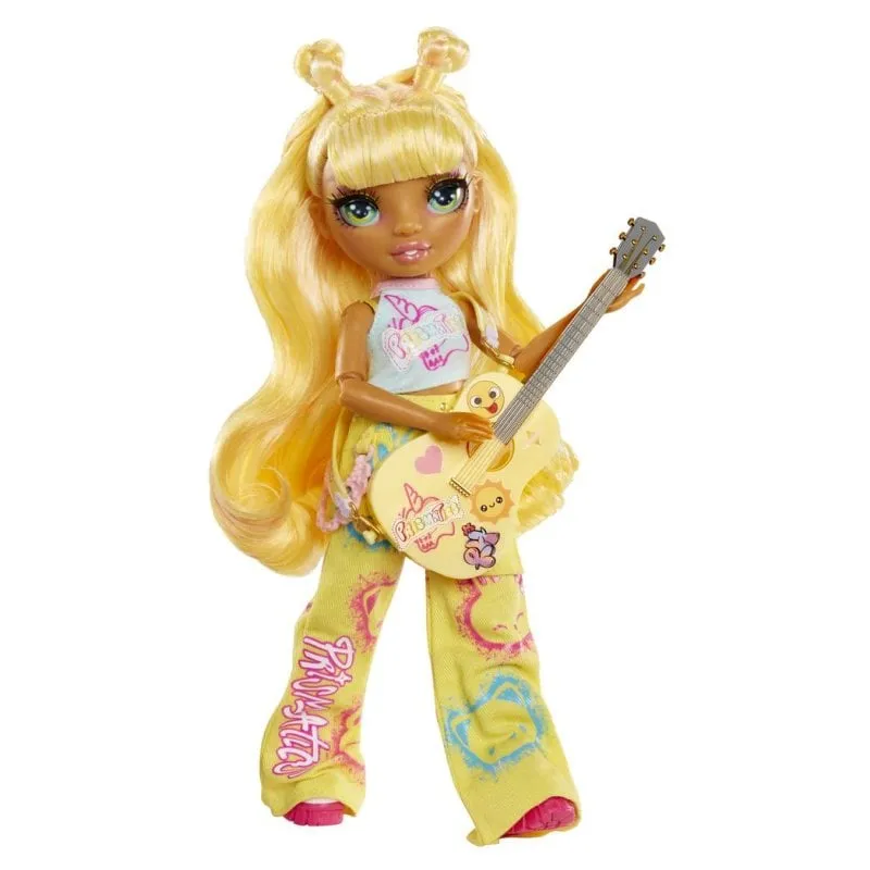 Bambola Rainbow High Junior High Rockband Sunny 23 cm Multicolore