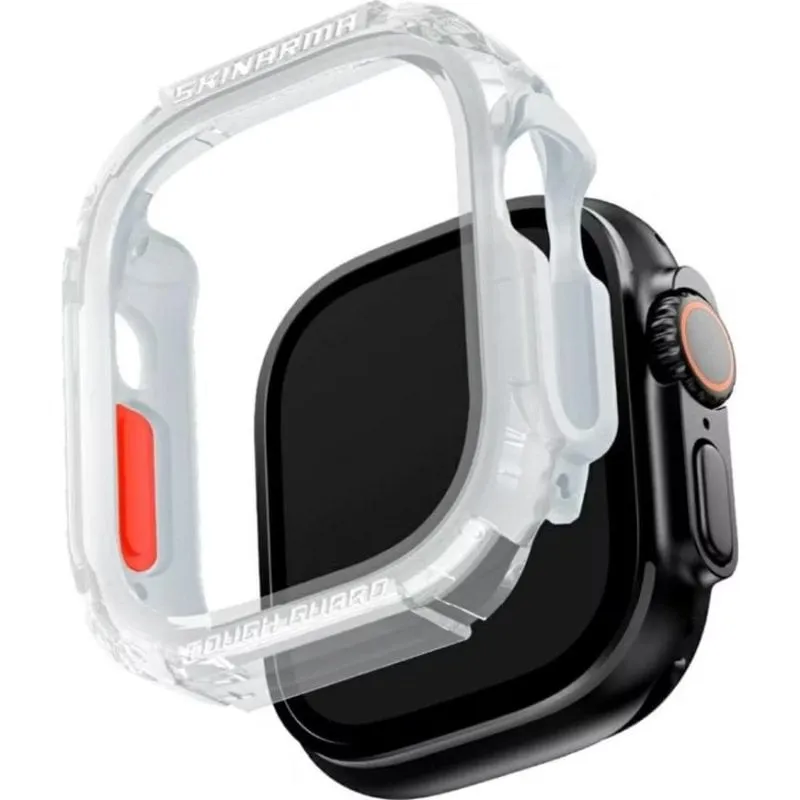 Custodia Skinarma Atom Case per Apple Watch 49 mm Trasparente Frost