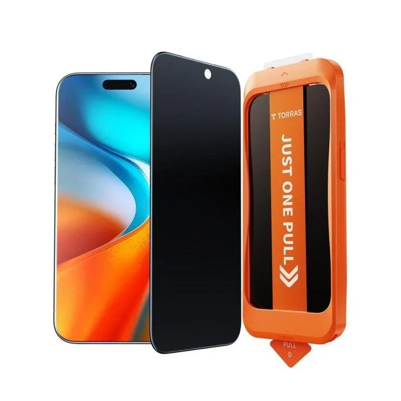 Protezione Schermo Vetro Temperato Privacy iPhone 17 Pro Instafit