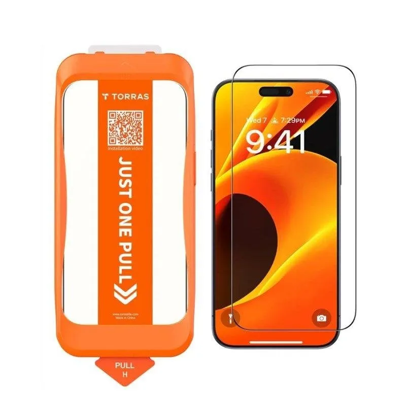Vetro temperato TORRAS iPhone 17 Instafit Trasparente