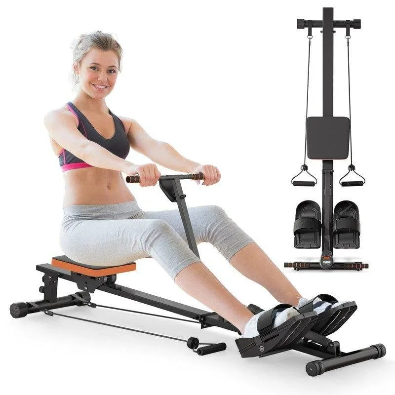 Macchina da vogatore idraulica domestica HomeFitnessCode 12 livelli 300 kg