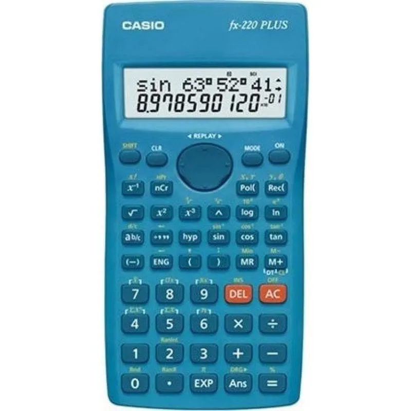 Calcolatrice scientifica Casio Fx-220plus-2 Blu, display a 12 cifre