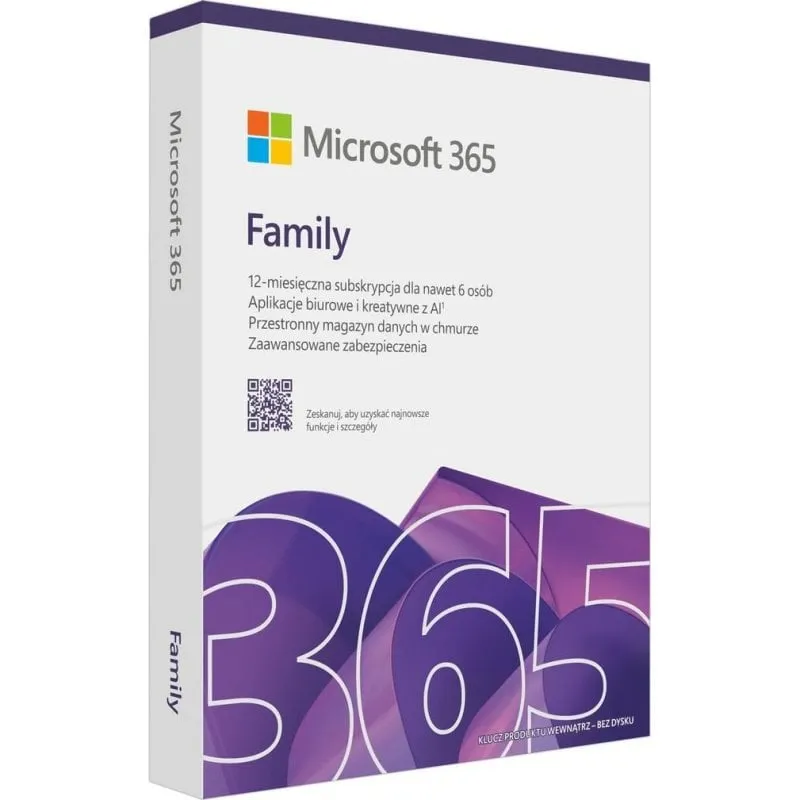 Abbonamento Microsoft 365 Family 12 mesi