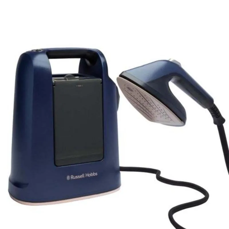 Piastra SteamGlide 1700W Russell Hobbs blu suola inox
