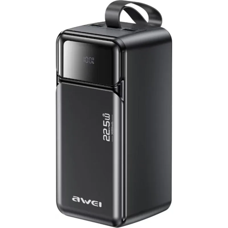 Powerbank Awei PA-106 50000 mAh 22,5W USB-C Display LED