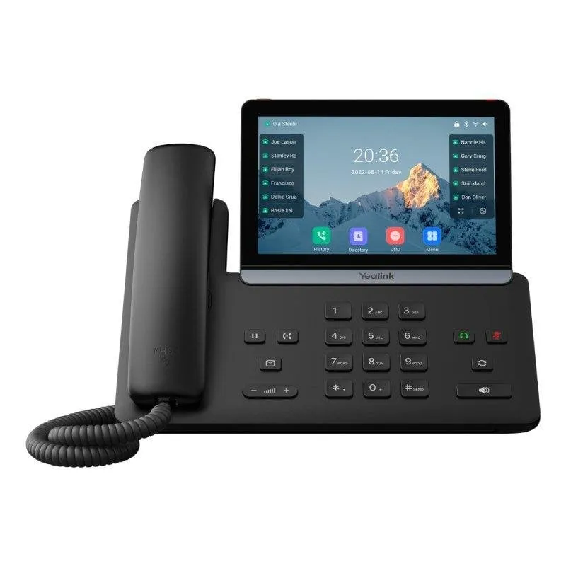 Telefono IP Yealink SIP-T87W Wi-Fi PoE Nero