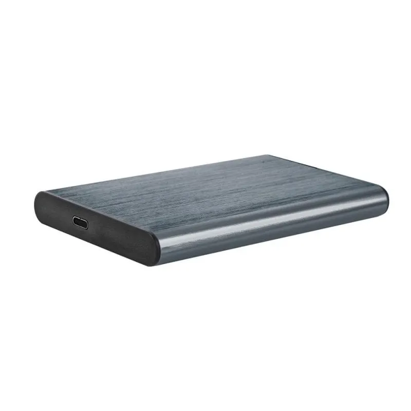 Caja PC Gembird EE2-U3S-6-GR 2.5'' Alluminio USB Tipo-C Plug & Play