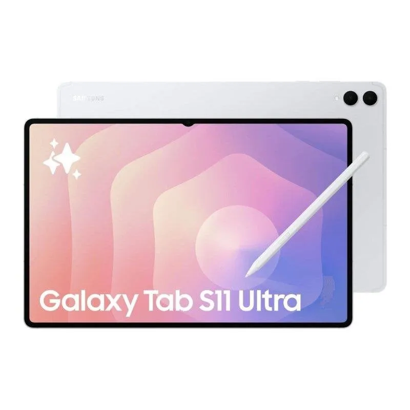 Tablet Samsung Galaxy Tab S11 Ultra WiFi 14,6" 12GB Argento Stylus Pen 512GB Schermo AMOLED
