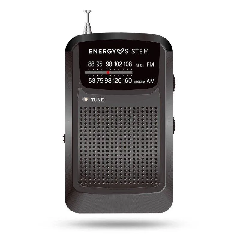 Radio portatile Energy Sistem AM/FM con uscita cuffie 3,5 mm e batterie AAA