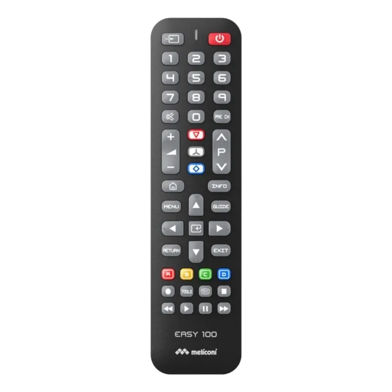 Telecomando Meliconi 808056 per TV Samsung IR Wireless Nero