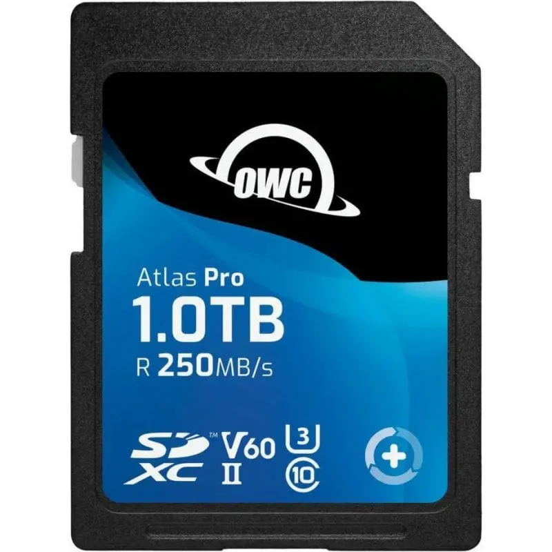 Scheda di memoria Halasal OWC Atlas Pro 1TB SDXC UHS-II V60 resistente