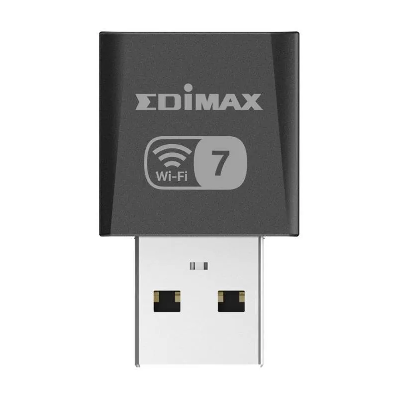Scheda Rete Edimax EW-7822UN7 USB 3.2 Gen1 Wi-Fi 7 Tri-Banda 2880 Mbit/s Nera