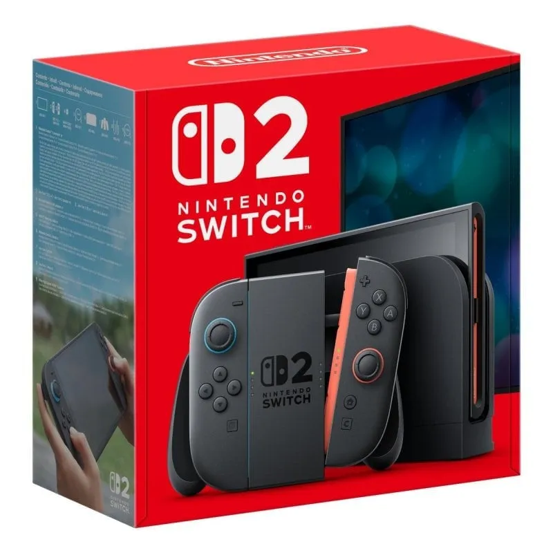 Nintendo Switch 2 Portatile Nvidia Custom 256GB HDR Joy-Con Magnetici Blu Rosso