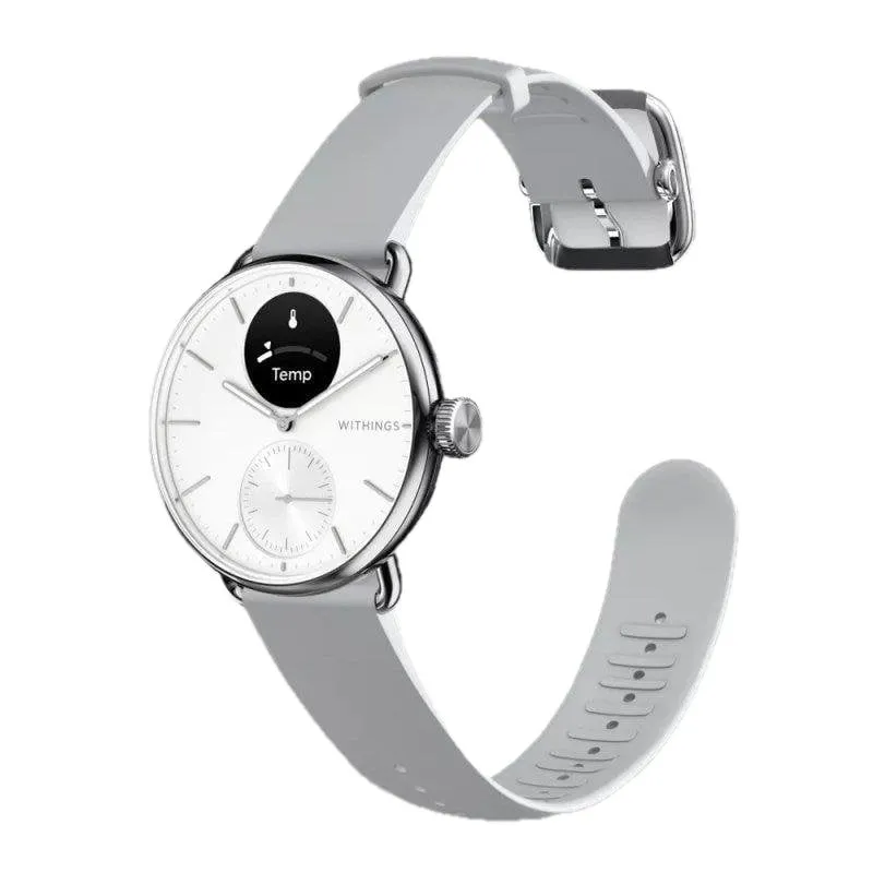 Withings Scanwatch 2 Bluetooth 38mm Acciaio Bianco 5ATM SpO2 Cardio