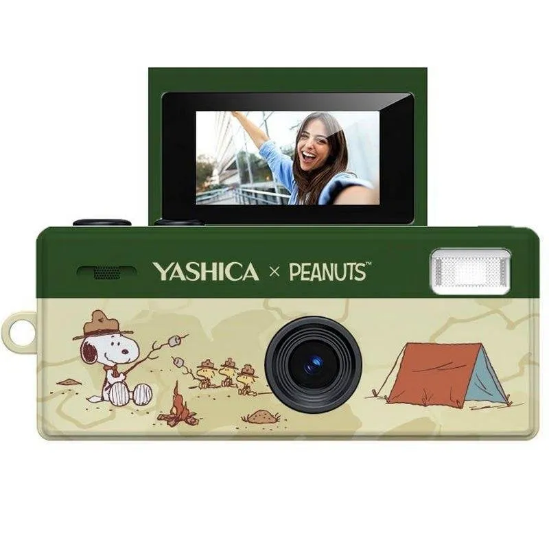 Fotocamera Compatta Yashica x Peanuts Funtastic 1MP USB-C Nera