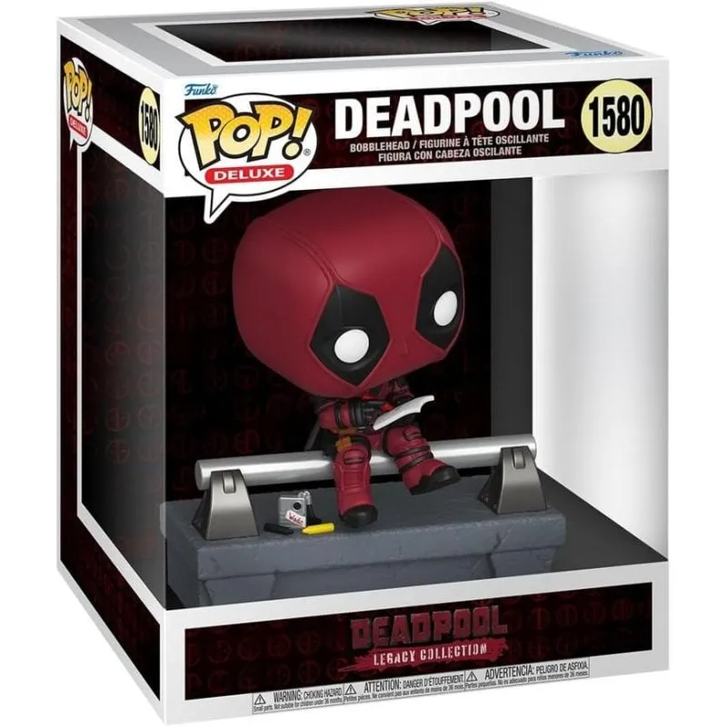 Figura Funko Pop Deluxe Deadpool sul Ponte Vinile da Collezione