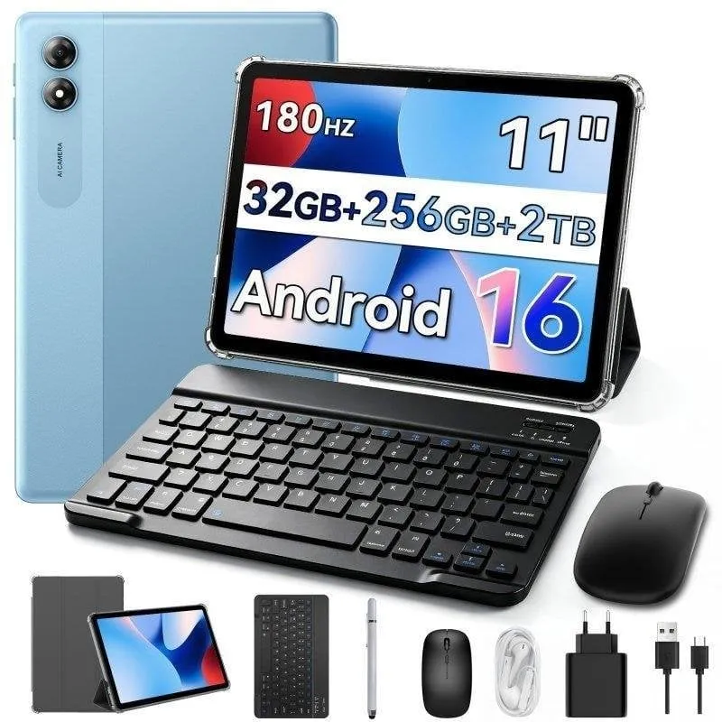 Tablet ExcitPower T70 WiFi 11" 8GB 256GB Blu con Teclado y Stylus Pen