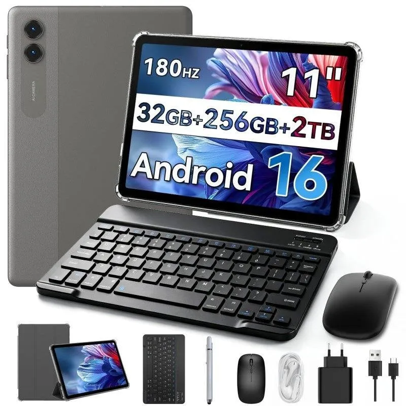 Tablet ExcitPower T70 WiFi 11" 8GB 256GB Grigio con Teclado y Stylus Pen