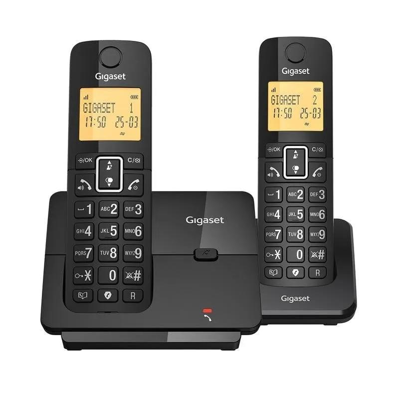 Telefono cordless Gigaset Essential 300 DUO Display 1,8" Vivavoce