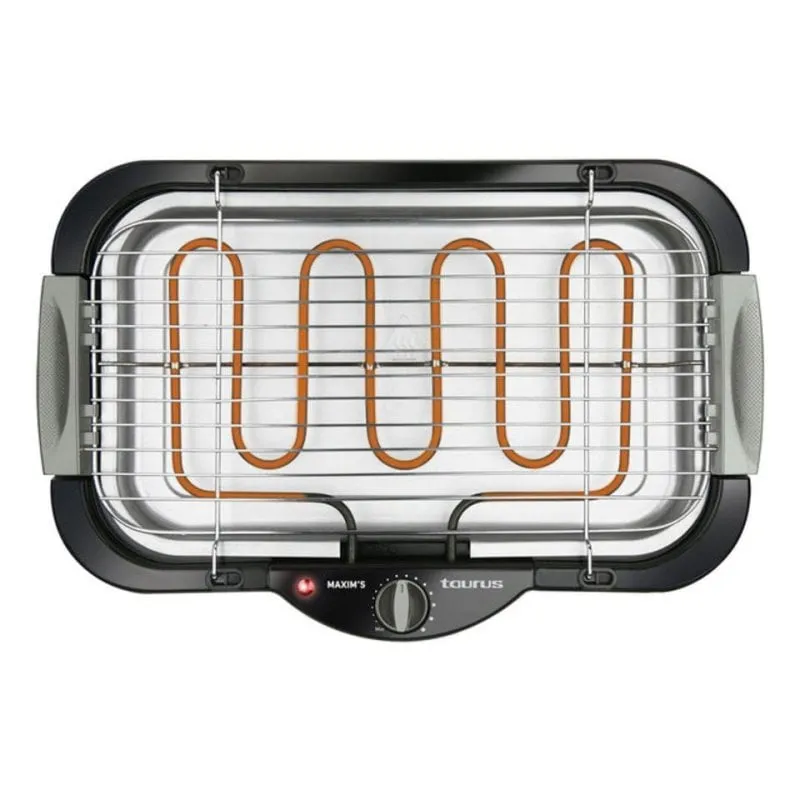 Griglia Elettrica Taurus MAXIM'S 2400W 41x24 cm Nera