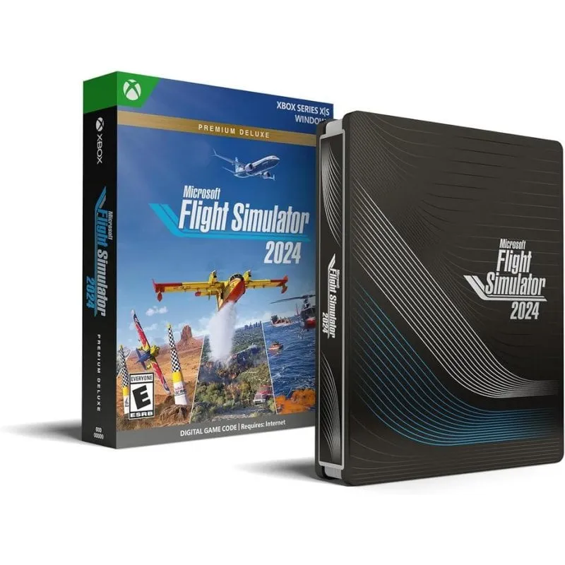 Xbox – Gioco Microsoft Flight Simulator 2024 – Premium Deluxe SteelBook® Edition – Codice Digitale