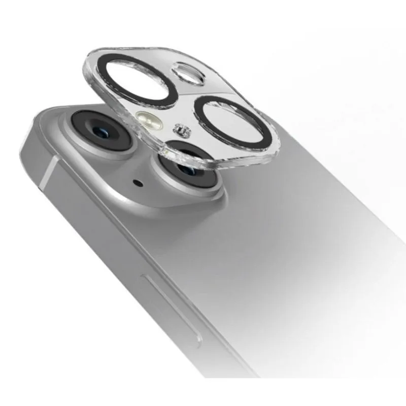 Protezione lente fotocamera SBS iPhone 15 15 Plus vetro temperato antiurto