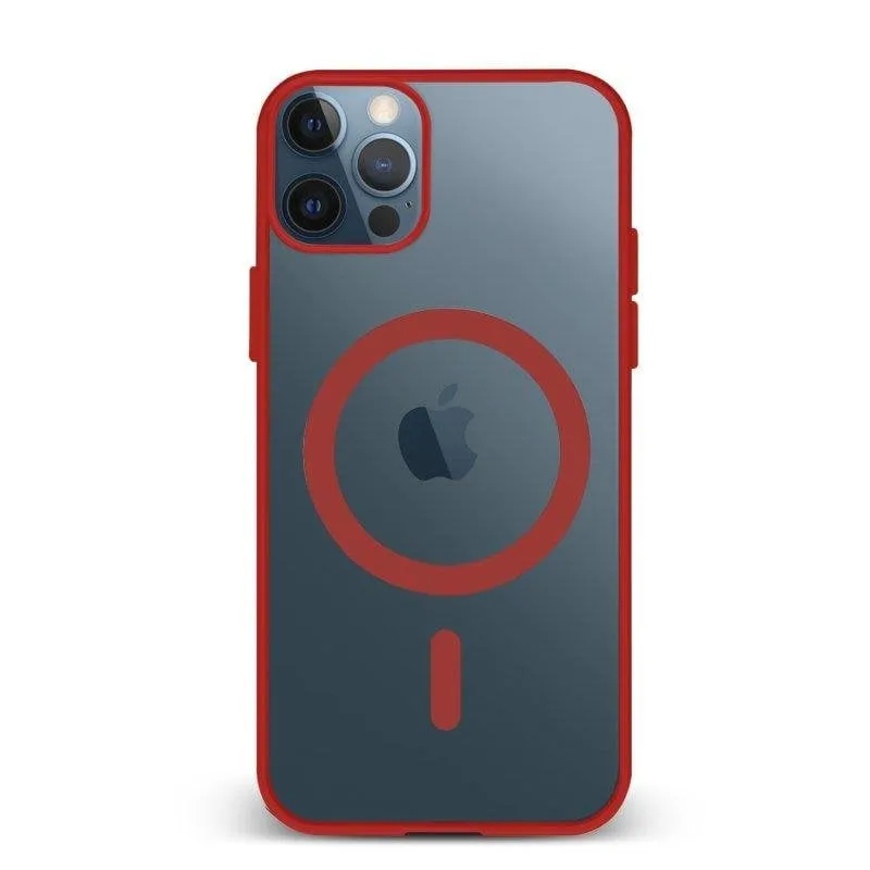 Funda para móvil Dam Electronics Ibrida Anturto Silicone PVC Trasparente per iPhone 12 e 12 Pro