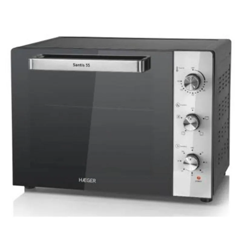 Fornetto Elettrico Haeger Santis 55 Convezione Grill 55L 58cm Nero