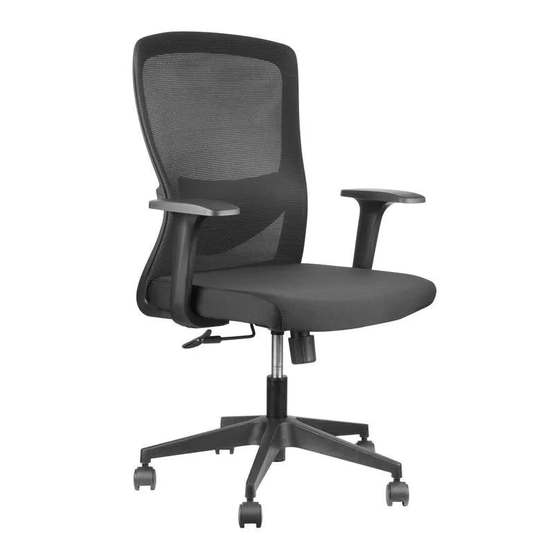 Sedia da ufficio IGGUAL Ergoline EN1335 con base a 5 ruote e regolazione altezza