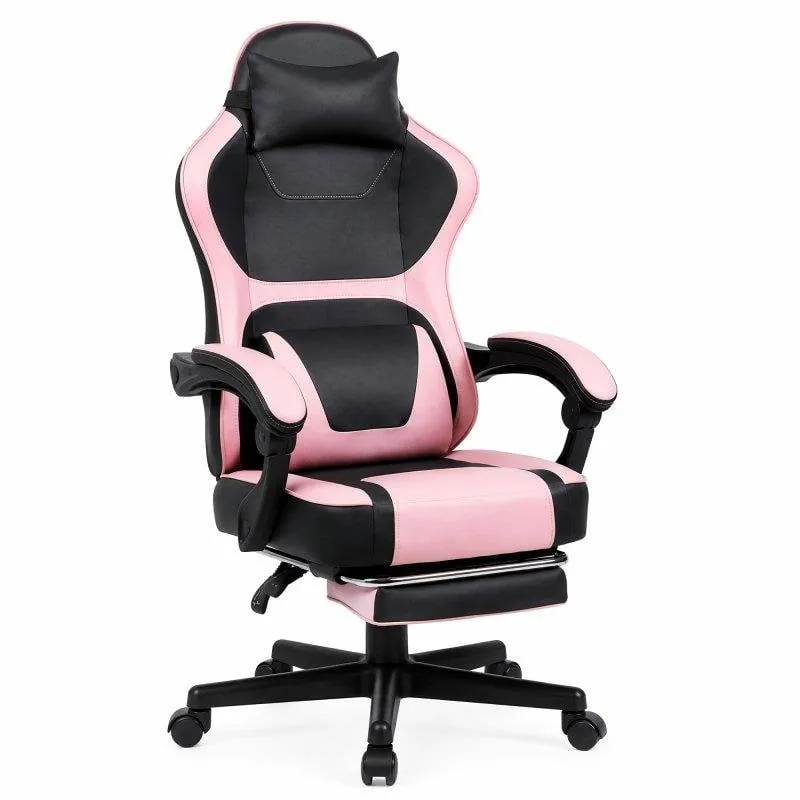 Sedia Gaming Rolipo W3490-6073-BP Reposapied Estensibile