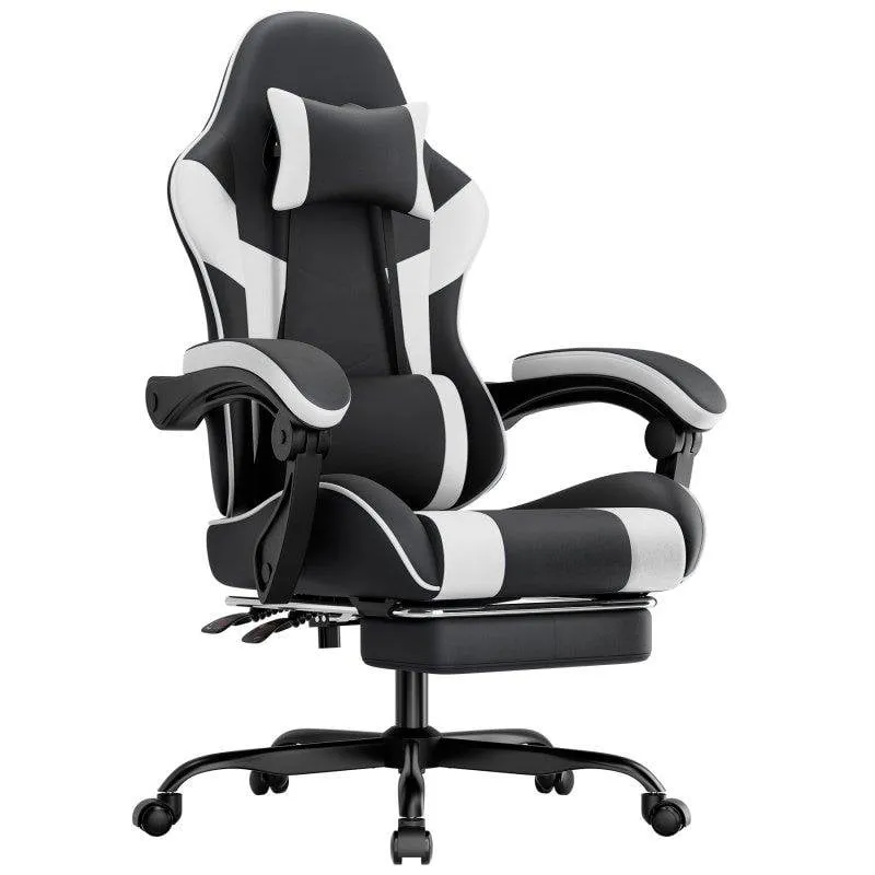 Sedia Gaming Rolipo W3298P445235 Ergonomica Supporto Lombare PU Traspirante
