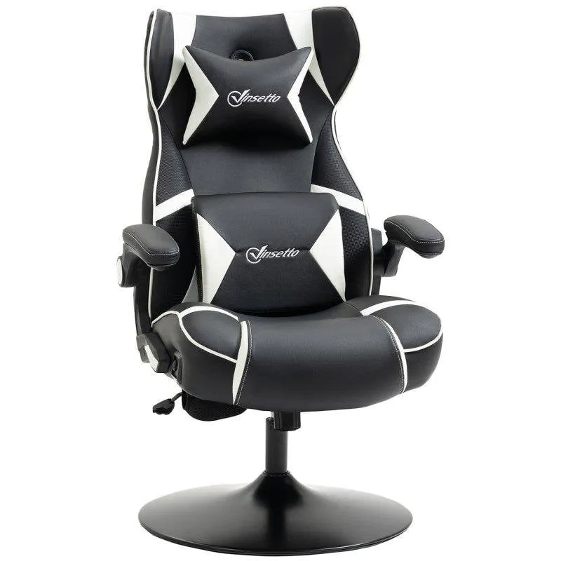 Sedia Gaming Ergonomica Rolipo 921-576WT Altoparlanti Bluetooth
