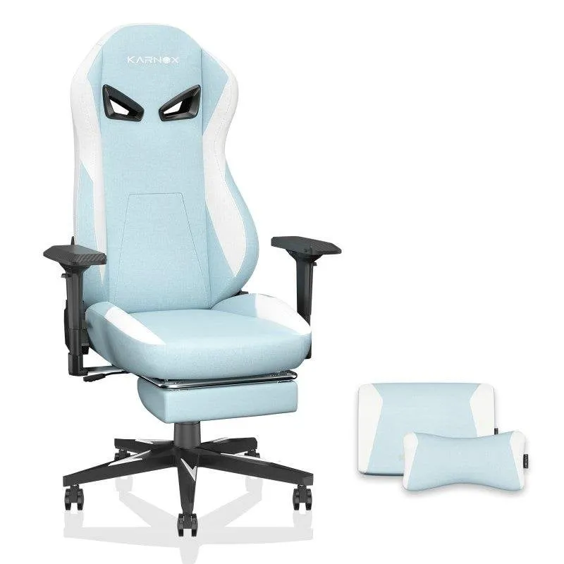 Sedia Gaming Kornox Tessuto Poggiapiedi