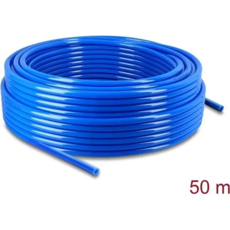 Tubo protettivo Delock per cavi 8 mm x 50 m blu