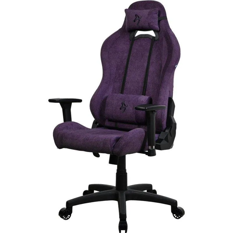 Sedia gaming Arozzi Torretta SoftFabric Tessuto Morbido Viola