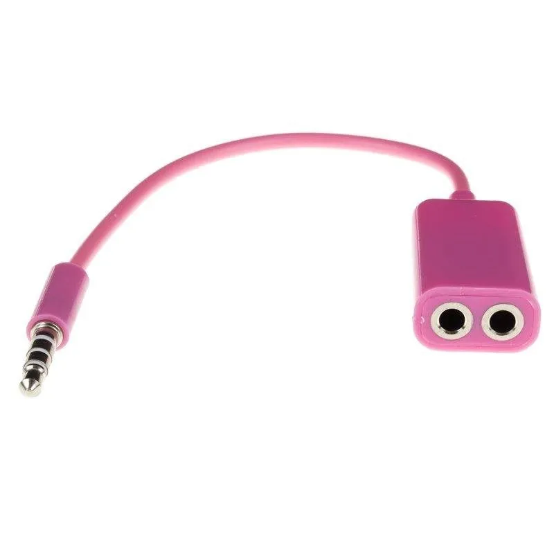 Cavo Minijack Doppio Ingresso Dam Electronics 3,5 mm PVC Metallo