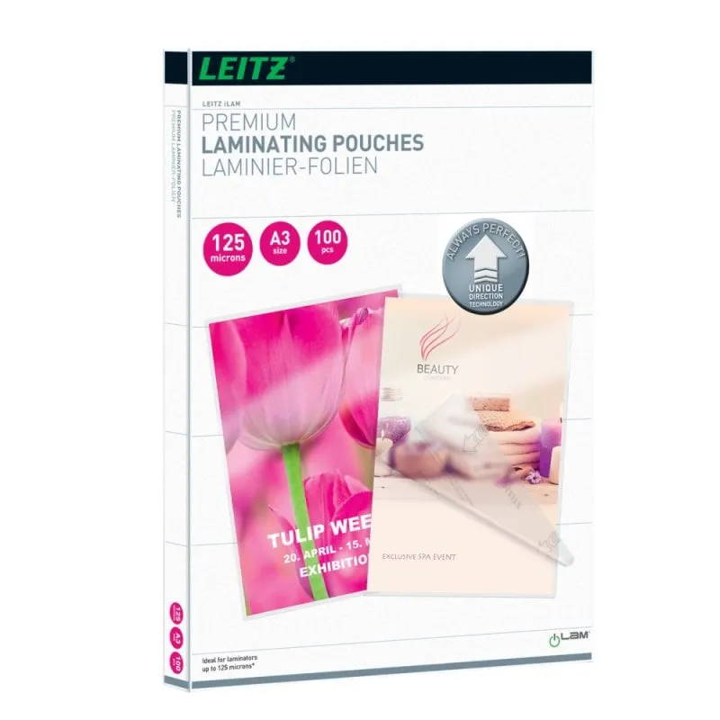 Busta plastificazione Leitz DIN A3 125 um confezione da 100