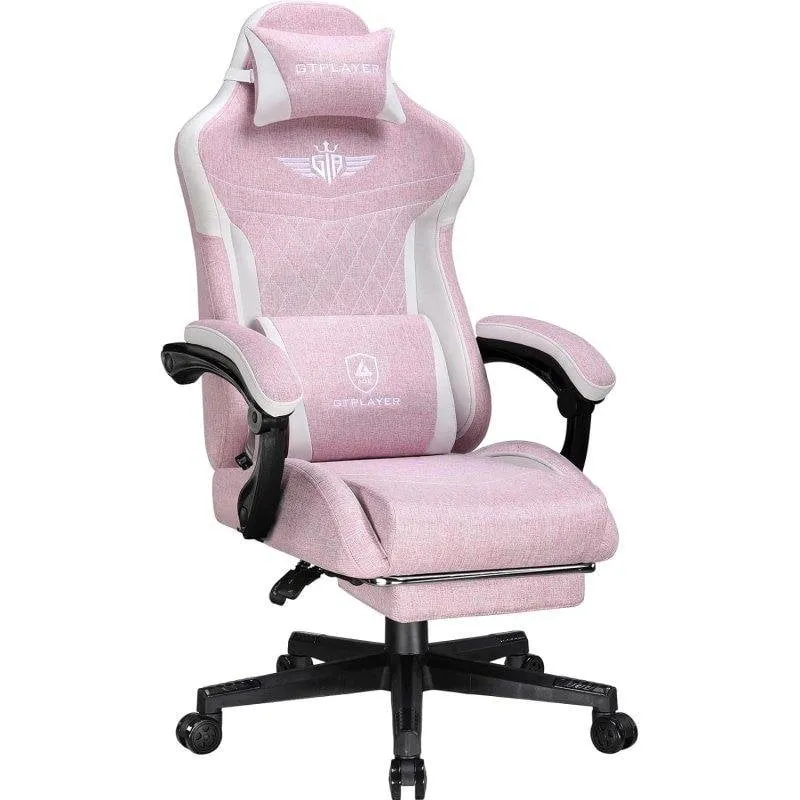 Sedia gaming GTPLAYER ergonomica con supporto lombare e schienale reclinabile