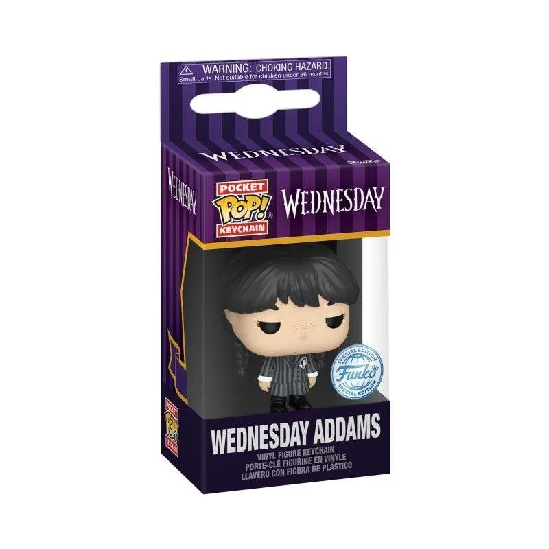 Portachiavi Funko Pop Mercredi Addams
