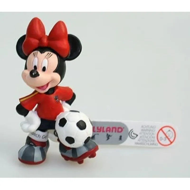 Figura Minnie Calcio Spagna 6 cm Collezione Bullyland