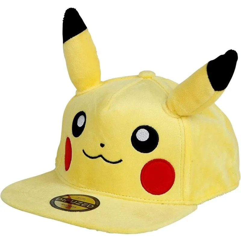Cappello Pikachu Difuzed Pokémon Taglia Unica Regolabile Poliestere Cotone